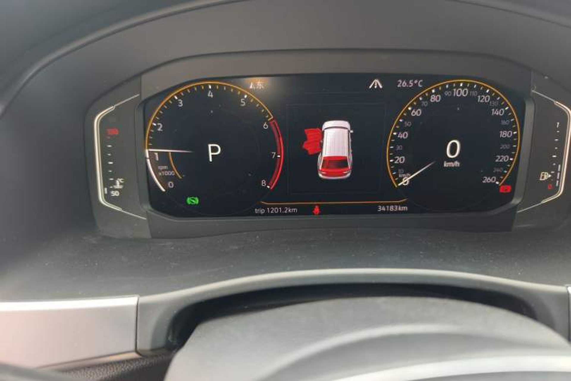 Used Volkswagen Teramont 2020 380TSI Four-Wheel Drive Comfort Edition China VI Standard Odometer Close Up