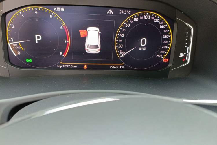 Used Volkswagen Teramont 2020 380TSI Four-Wheel Drive Luxury Version China VI Standard Odometer Close Up