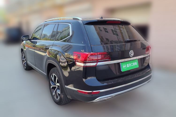 Used Volkswagen Teramont 2020 380TSI Four-Wheel Drive Luxury Edition China V Standard Rear Left 45 Deg