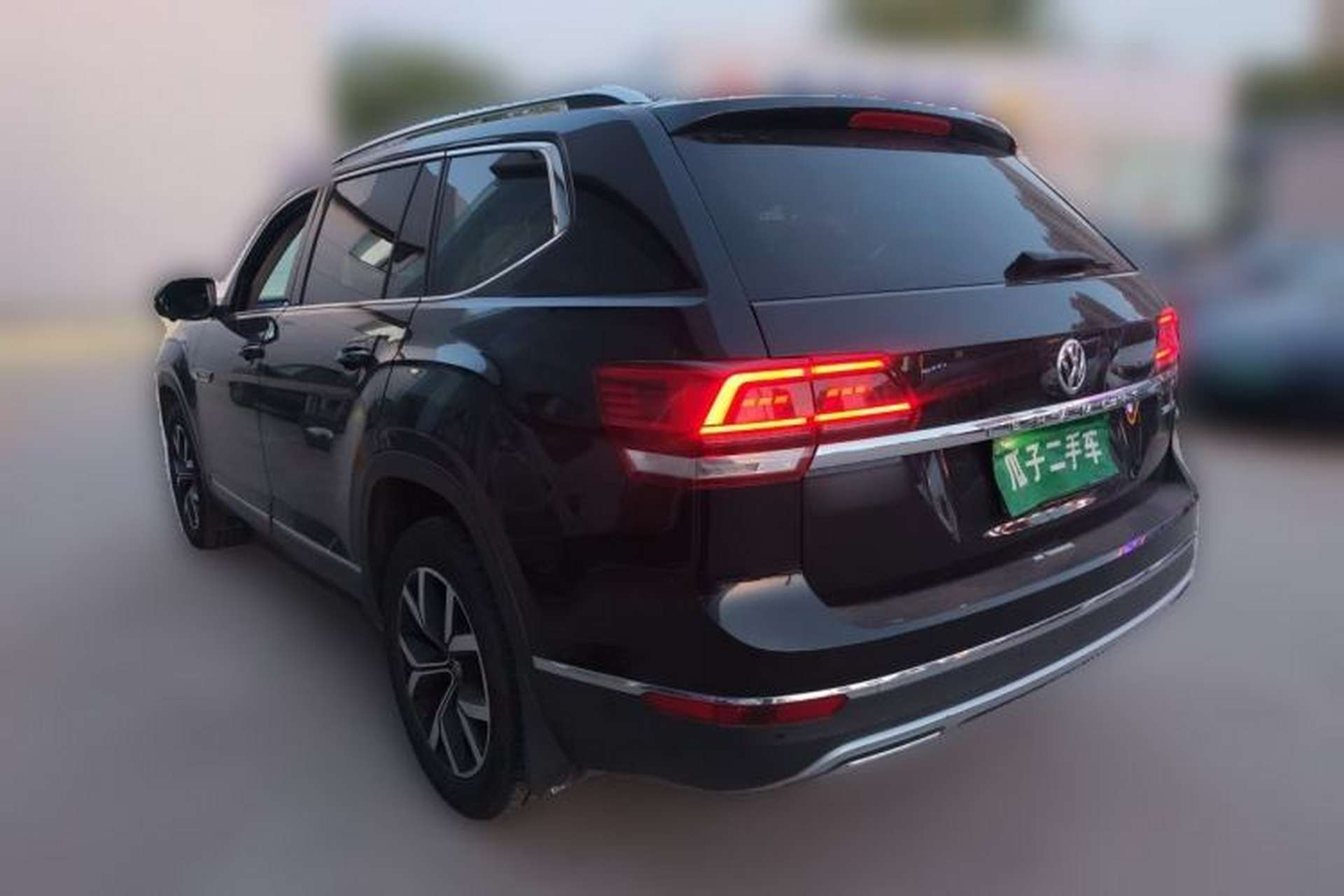 Used Volkswagen Teramont 2020 Revised Version 380TSI Four-Wheel Drive Luxury Edition Rear Left 45 Deg