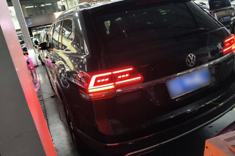 Used Volkswagen Teramont 2020 330TSI Two-Wheel-Drive Luxury Edition China VI Standard Rear Left 45 Deg
