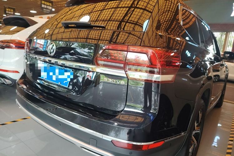 Used Volkswagen Teramont 2020 Revised Version 330TSI Two-Wheel Drive Luxury Edition Rear Right 45 Deg