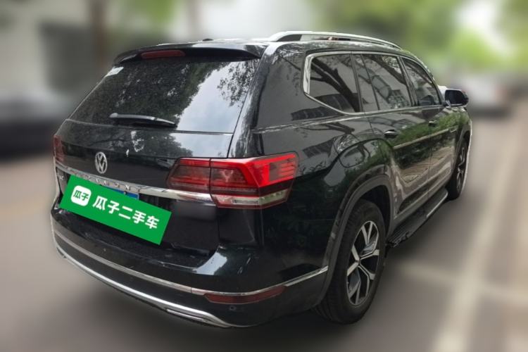 Used Volkswagen Teramont 2020 330TSI Two-Wheel-Drive Luxury Edition China VI Standard Rear Right 45 Deg