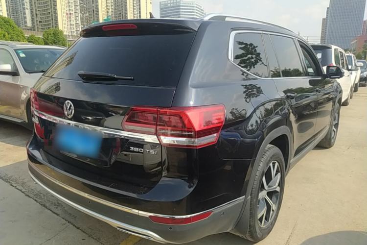 Used Volkswagen Teramont 2020 380TSI Four-Wheel Drive Luxury Version China VI Standard Rear Right 45 Deg