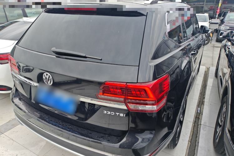 Used Volkswagen Teramont 2020 330TSI Two-Wheel-Drive Luxury Edition China VI Standard Rear Right 45 Deg