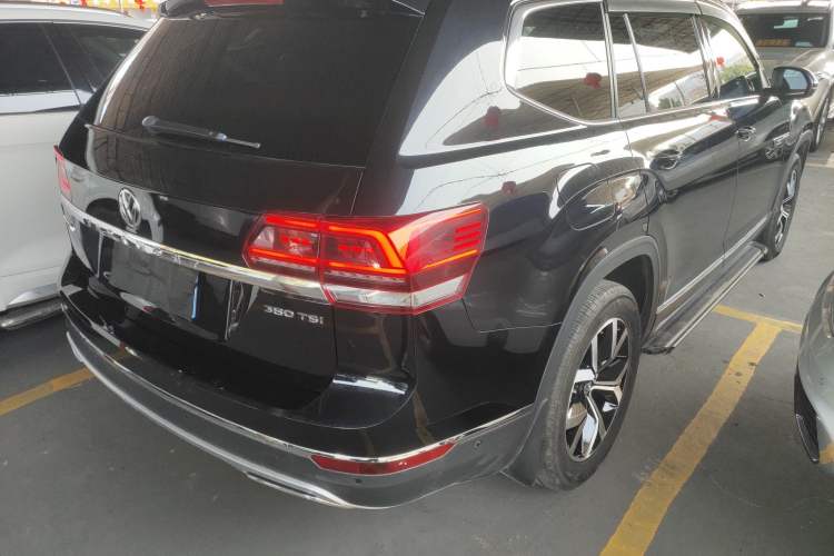 Used Volkswagen Teramont 2020 380TSI Four-Wheel Drive Luxury Version China VI Standard Rear Right 45 Deg