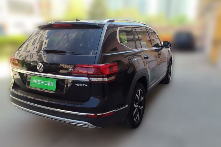 Used Volkswagen Teramont 2020 380TSI Four-Wheel Drive Luxury Edition China V Standard Rear Right 45 Deg