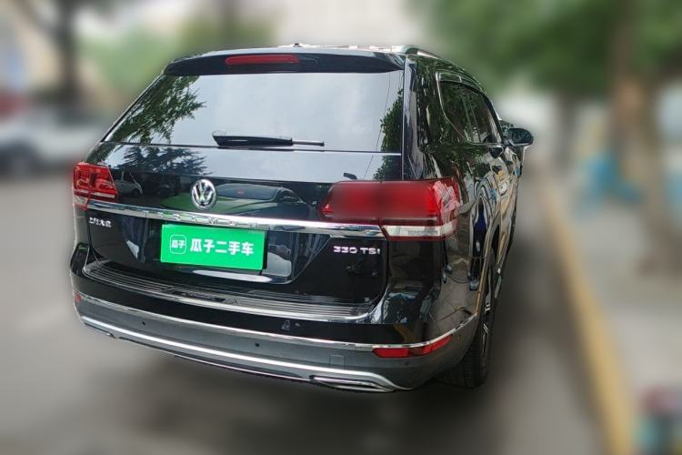 Used Volkswagen Teramont 2020 330TSI Two-Wheel-Drive Luxury Edition China VI Standard Rear Right 45 Deg