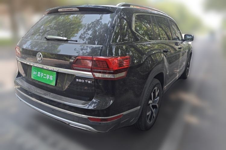Used Volkswagen Teramont 2020 380TSI Four-Wheel Drive Luxury Version China VI Standard Rear Right 45 Deg
