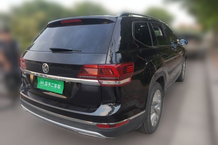 Used Volkswagen Teramont 2020 Revised Edition 530 V6 Four-Wheel Drive Prestige Flagship Version Rear Right 45 Deg