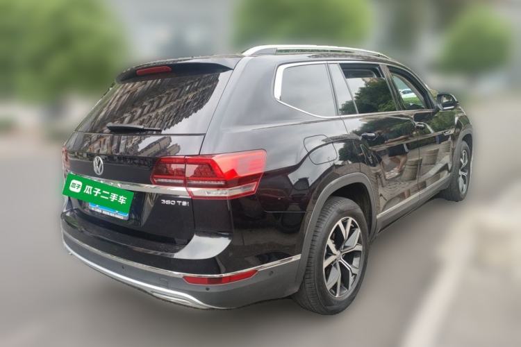 Used Volkswagen Teramont 2020 Revised Version 380TSI Four-Wheel Drive Luxury Edition Rear Right 45 Deg