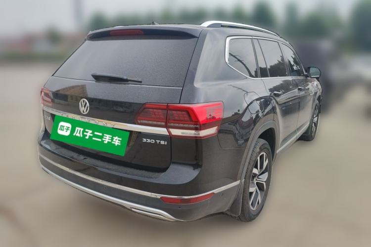 Used Volkswagen Teramont 2020 330TSI Two-Wheel-Drive Luxury Edition China VI Standard Rear Right 45 Deg