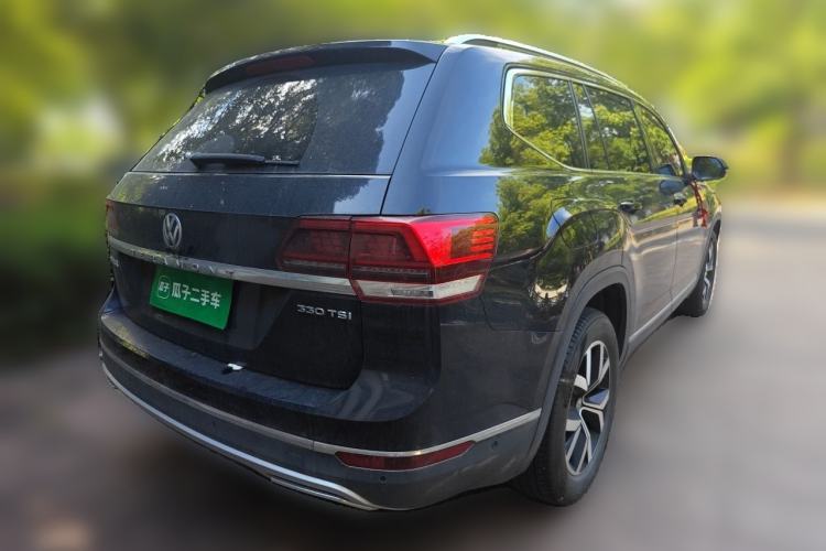 Used Volkswagen Teramont 2020 Revised Version 330TSI Two-Wheel Drive Luxury Edition Rear Right 45 Deg