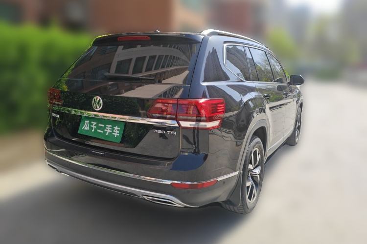 Used Volkswagen Teramont 2020 380TSI Four-Wheel Drive Luxury Version China VI Standard Rear Right 45 Deg