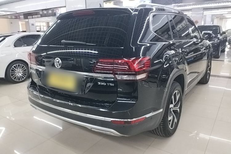 Used Volkswagen Teramont 2020 330TSI Two-Wheel-Drive Luxury Edition China VI Standard Rear Right 45 Deg