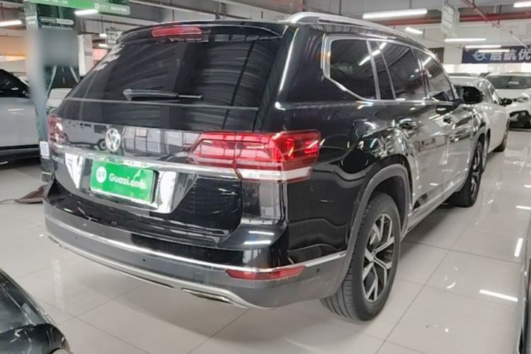 Used Volkswagen Teramont 2020 330TSI Two-Wheel-Drive Luxury Edition China VI Standard Rear Right 45 Deg
