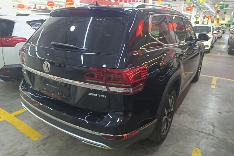Used Volkswagen Teramont 2020 330TSI Two-Wheel-Drive Luxury Edition China VI Standard Rear Right 45 Deg