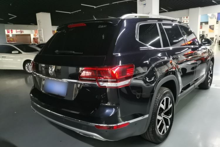 Used Volkswagen Teramont 2020 330TSI Two-Wheel-Drive Luxury Edition China VI Standard Rear Right 45 Deg