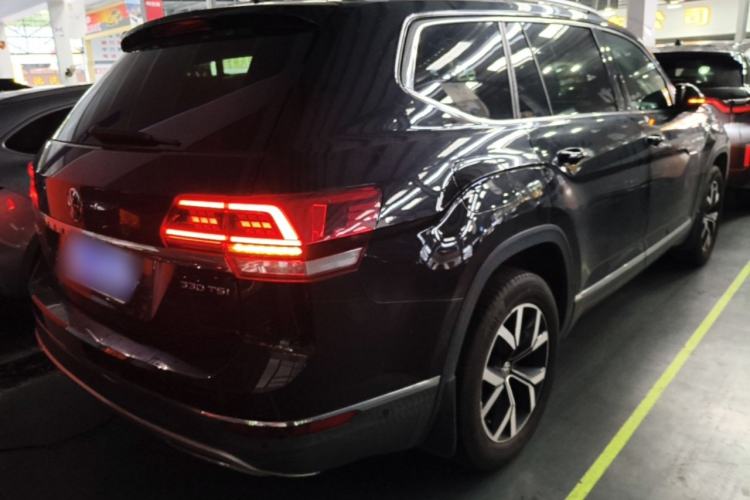 Used Volkswagen Teramont 2020 330TSI Two-Wheel-Drive Luxury Edition China VI Standard Rear Right 45 Deg