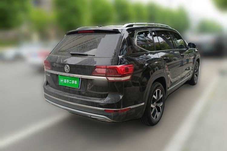 Used Volkswagen Teramont 2020 380TSI Four-Wheel Drive Luxury Version China VI Standard Rear Right 45 Deg