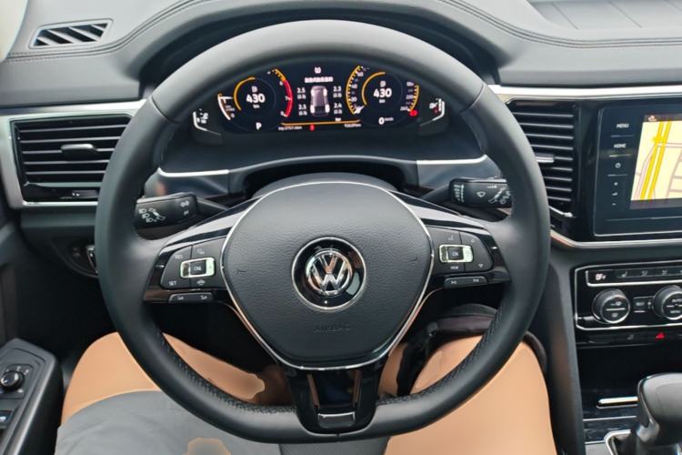 Used Volkswagen Teramont 2020 330TSI Two-Wheel-Drive Luxury Edition China VI Standard Steering Wheel