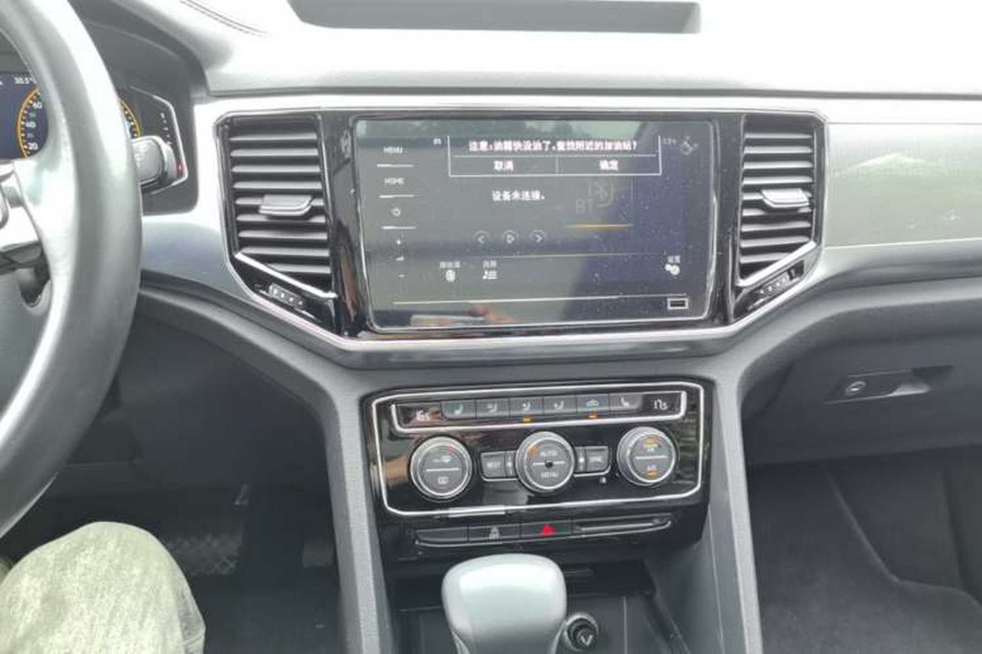 Used Volkswagen Teramont 2020 380TSI Four-Wheel Drive Luxury Version China VI Standard Audio And AC Panel