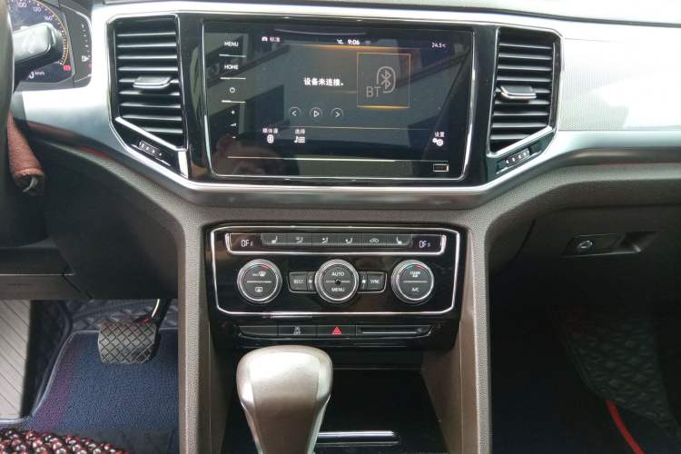 Used Volkswagen Teramont 2020 380TSI Four-Wheel Drive Luxury Version China VI Standard Audio And AC Panel