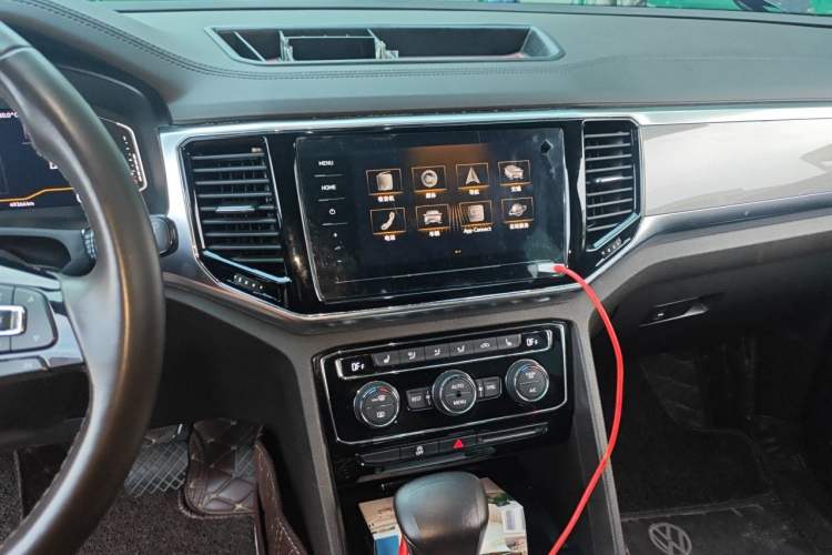 Used Volkswagen Teramont 2020 330TSI Two-Wheel-Drive Luxury Edition China VI Standard Audio And AC Panel