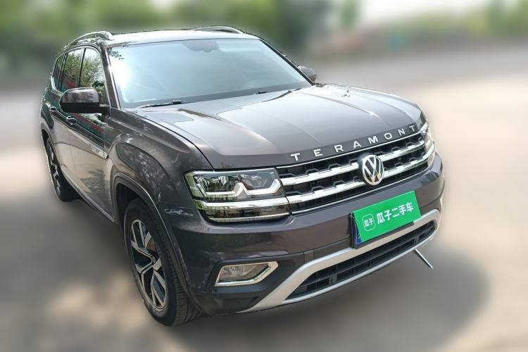 Used Volkswagen Teramont 2020 380TSI Four-Wheel Drive Luxury Version China VI Standard Front Right 45 Deg