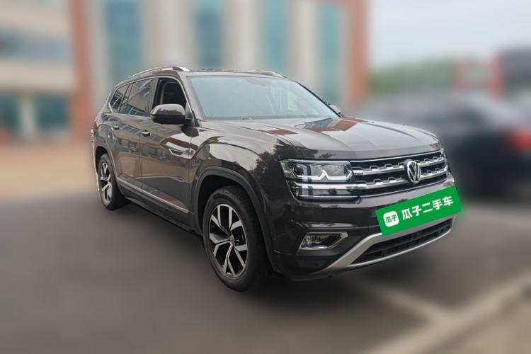Used Volkswagen Teramont 2020 330TSI Two-Wheel-Drive Luxury Edition China VI Standard Front Right 45 Deg