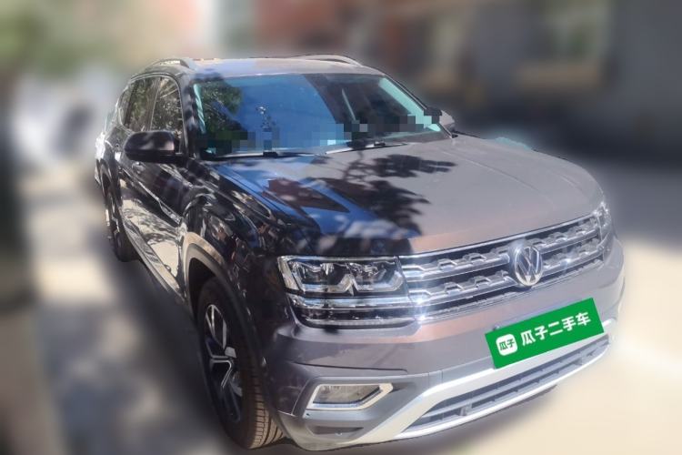 Used Volkswagen Teramont 2020 380TSI Four-Wheel Drive Luxury Version China VI Standard Front Right 45 Deg