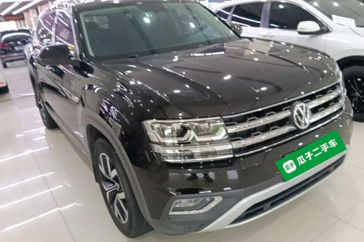Used Volkswagen Teramont 2020 380TSI Four-Wheel Drive Luxury Version China VI Standard Front Right 45 Deg