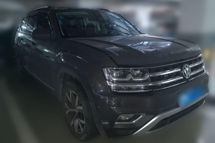 Used Volkswagen Teramont 2020 330TSI Two-Wheel-Drive Luxury Edition China VI Standard Front Right 45 Deg