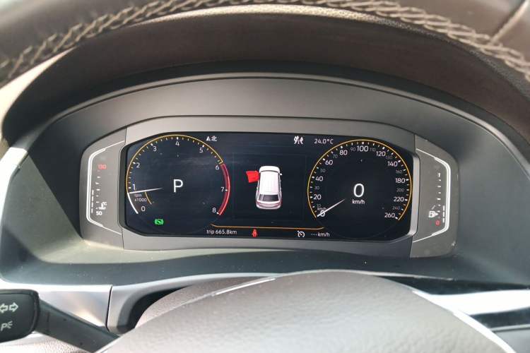 Used Volkswagen Teramont 2020 380TSI Four-Wheel Drive Luxury Version China VI Standard Instrument Cluster