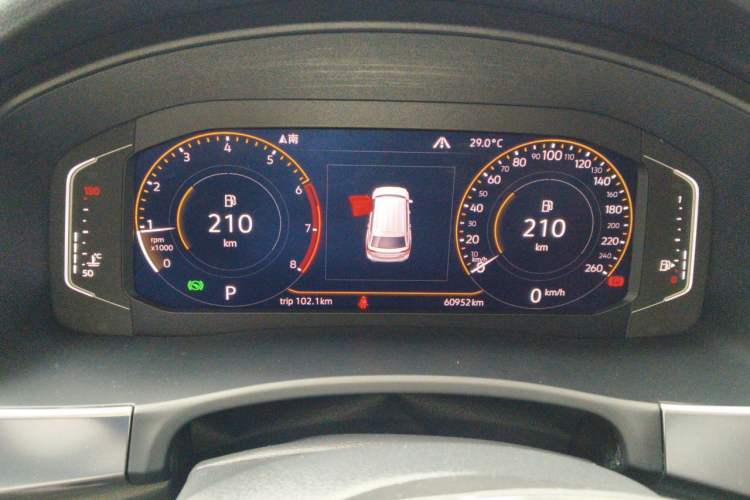 Used Volkswagen Teramont 2020 380TSI Four-Wheel Drive Luxury Version China VI Standard Instrument Cluster