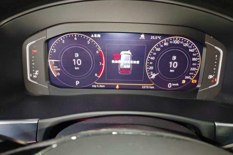 Used Volkswagen Teramont 2020 380TSI Four-Wheel Drive Luxury Version China VI Standard Instrument Cluster
