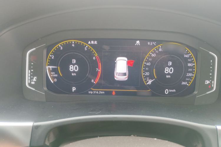 Used Volkswagen Teramont 2020 380TSI Four-Wheel Drive Luxury Version China VI Standard Instrument Cluster