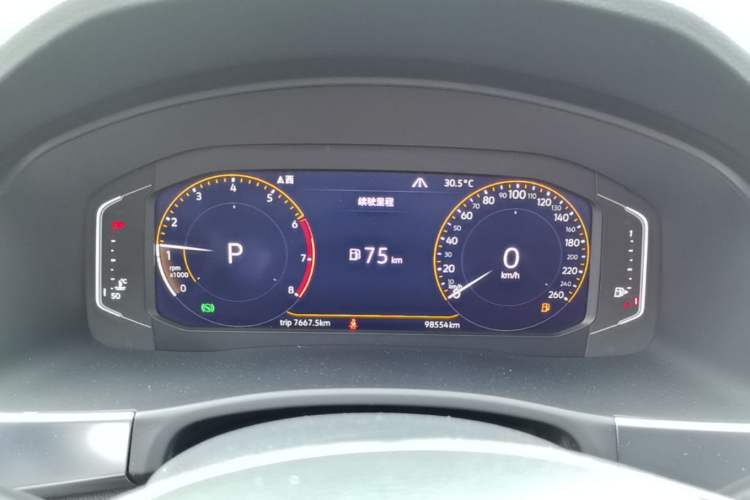 Used Volkswagen Teramont 2020 380TSI Four-Wheel Drive Luxury Version China VI Standard Instrument Cluster