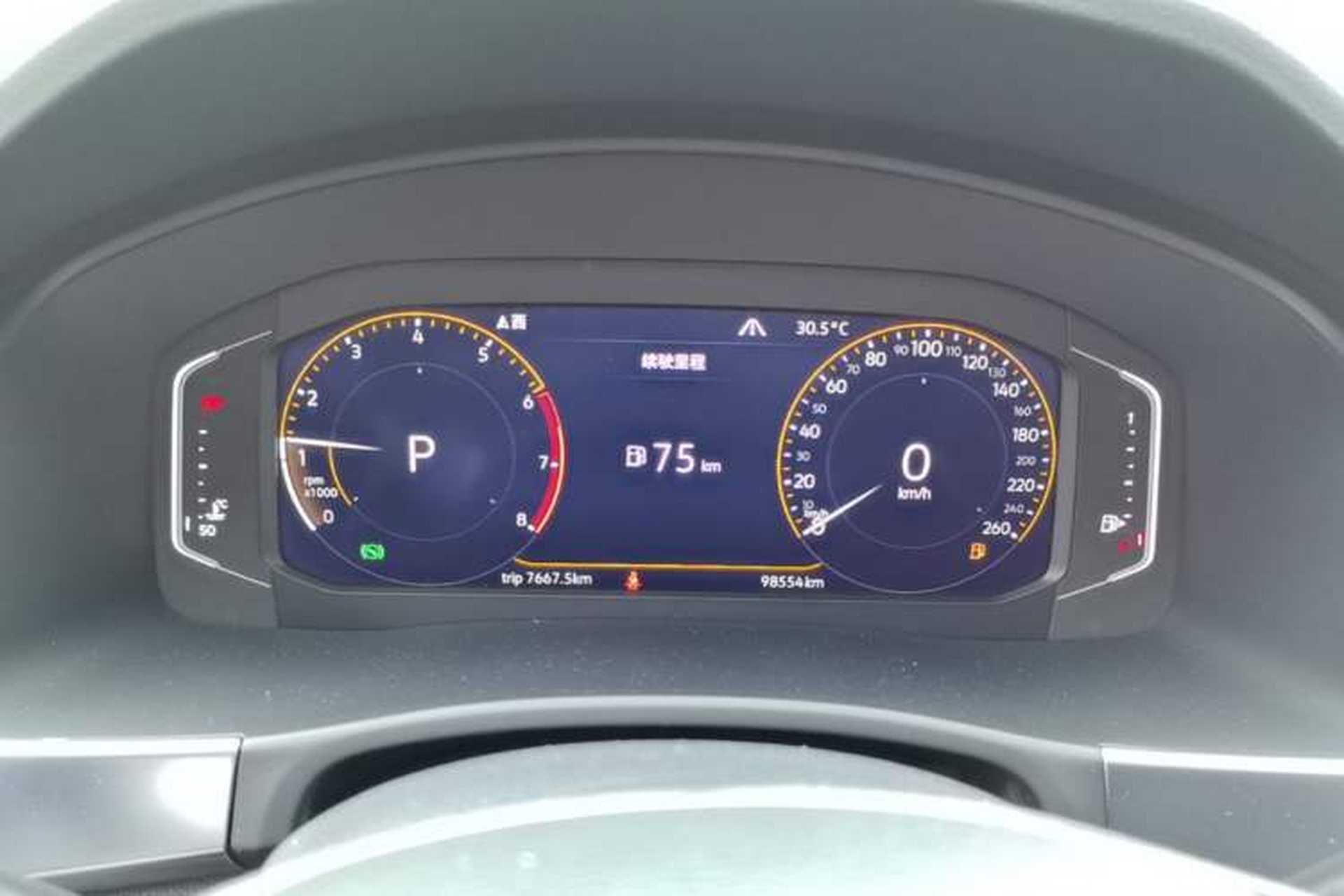 Used Volkswagen Teramont 2020 380TSI Four-Wheel Drive Luxury Version China VI Standard Instrument Cluster