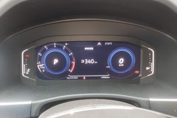 Used Volkswagen Teramont 2020 380TSI Four-Wheel Drive Luxury Version China VI Standard Instrument Cluster