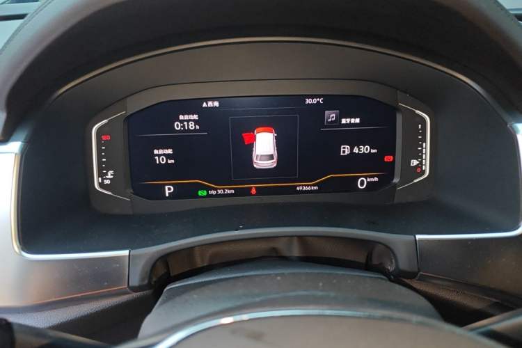 Used Volkswagen Teramont 2020 330TSI Two-Wheel-Drive Luxury Edition China VI Standard Instrument Cluster