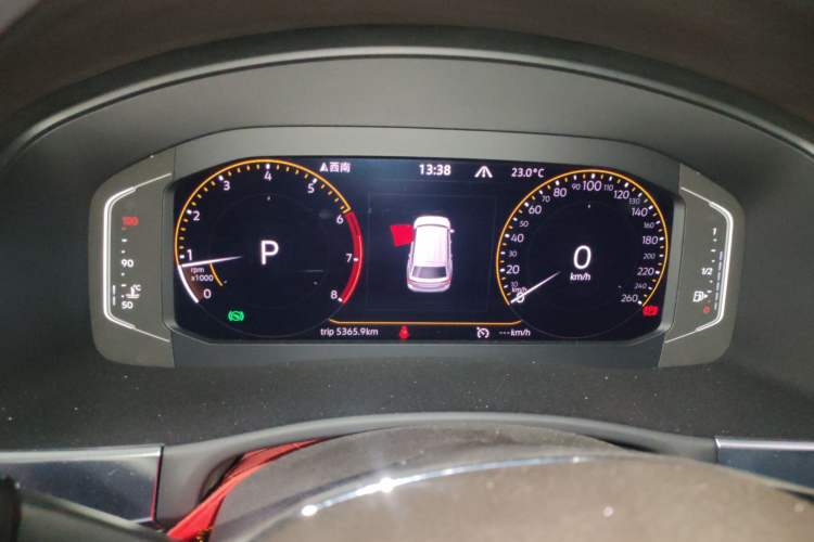 Used Volkswagen Teramont 2020 Revised Version 380TSI Four-Wheel Drive Luxury Edition Instrument Cluster