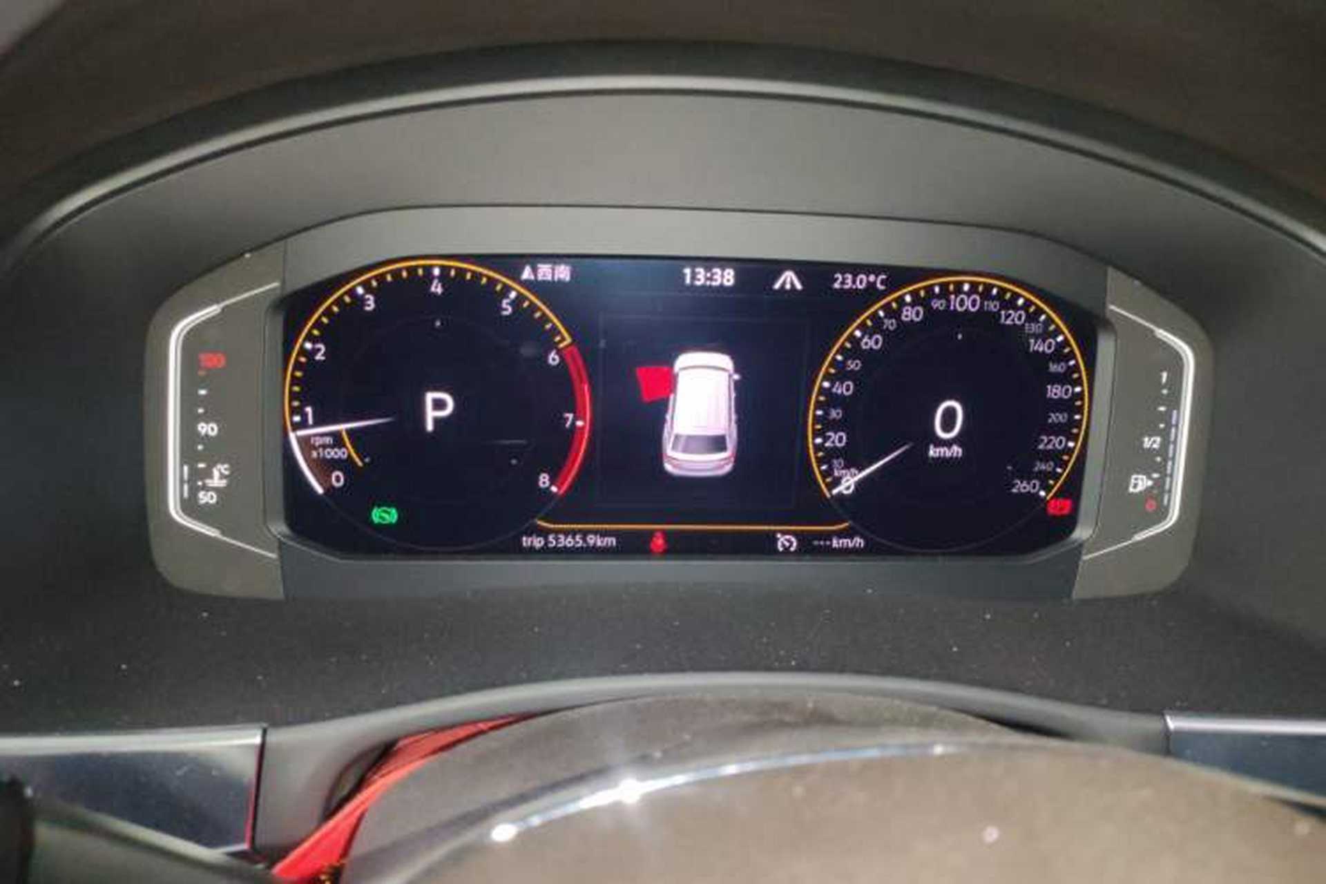 Used Volkswagen Teramont 2020 Revised Version 380TSI Four-Wheel Drive Luxury Edition Instrument Cluster