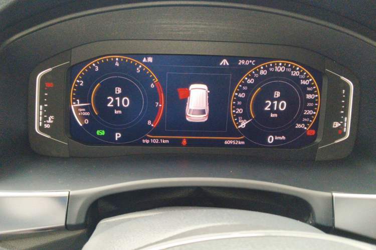 Used Volkswagen Teramont 2020 380TSI Four-Wheel Drive Luxury Version China VI Standard Odometer Close Up