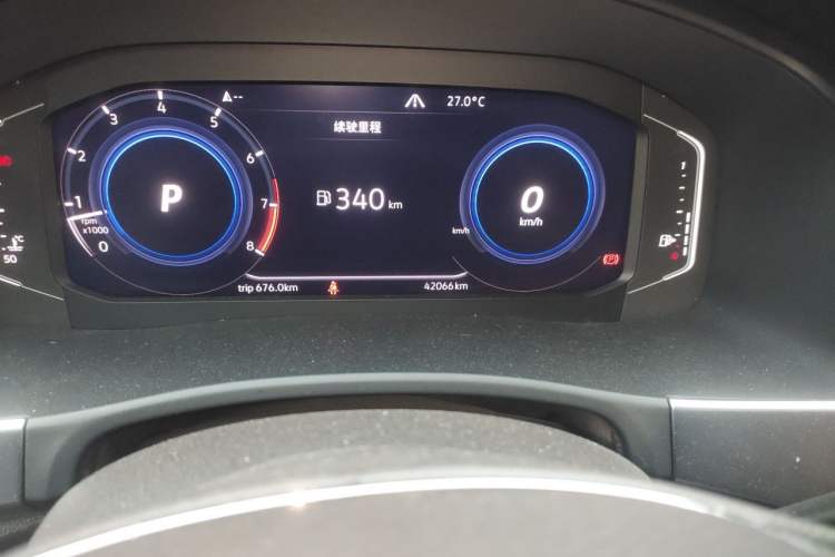 Used Volkswagen Teramont 2020 380TSI Four-Wheel Drive Luxury Version China VI Standard Odometer Close Up