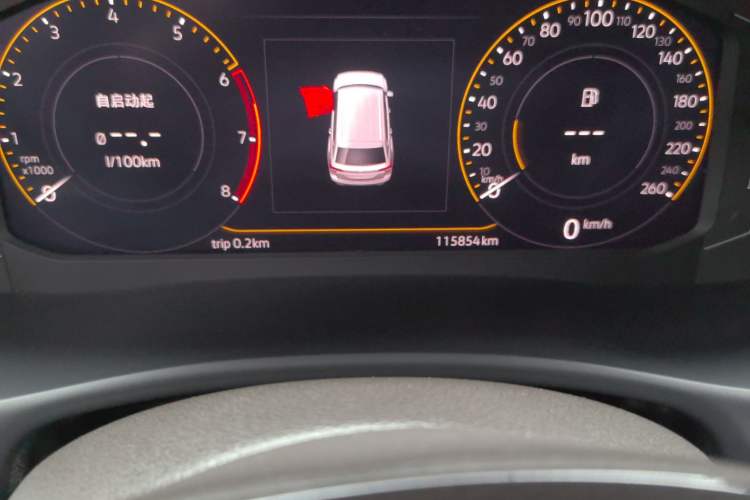 Used Volkswagen Teramont 2020 380TSI Four-Wheel Drive Luxury Version China VI Standard Odometer Close Up