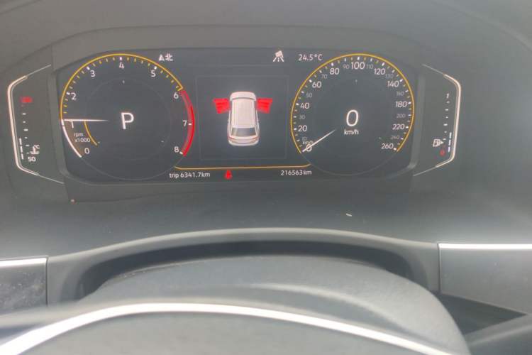 Used Volkswagen Teramont 2020 380TSI Four-Wheel Drive Luxury Version China VI Standard Odometer Close Up