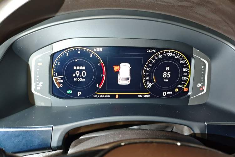 Used Volkswagen Teramont 2020 330TSI Two-Wheel-Drive Luxury Edition China VI Standard Odometer Close Up