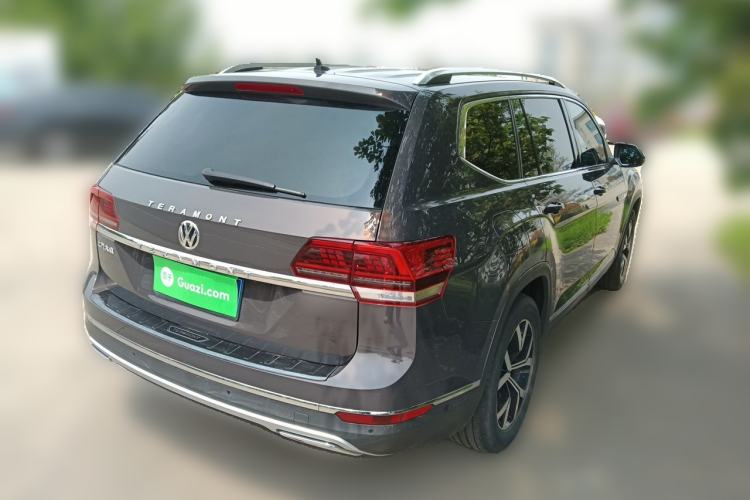 Used Volkswagen Teramont 2020 380TSI Four-Wheel Drive Luxury Version China VI Standard Rear Right 45 Deg