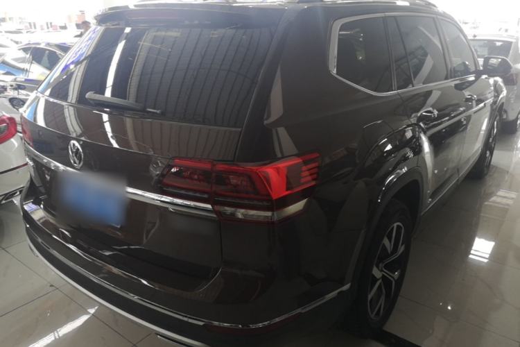 Used Volkswagen Teramont 2020 330TSI Two-Wheel-Drive Luxury Edition China VI Standard Rear Right 45 Deg